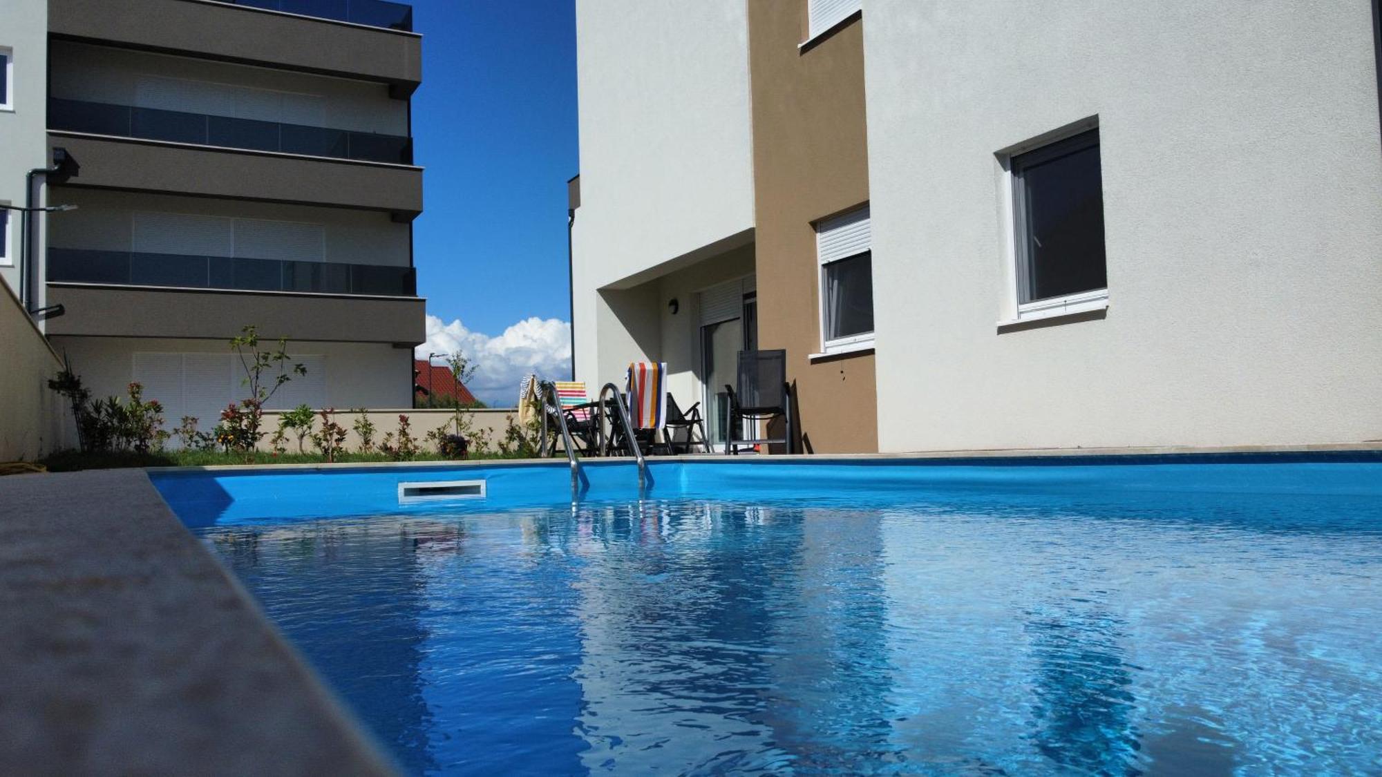Apartment Relex With Pool & Jacuzzi Privlaka  Luaran gambar